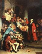 Peter F Rothermel Patrick Henry in the House of Burgesses of Virginia, Delivering his Celebrated Speech Against the St china oil painting reproduction